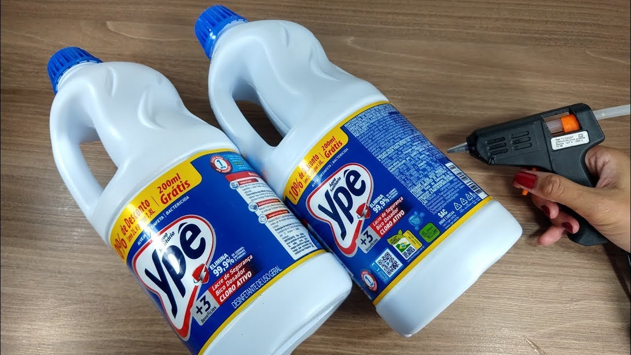 4 IDEIAS LINDÍSSIMAS COM GARRAFA DE ALVEJANTE ❤️