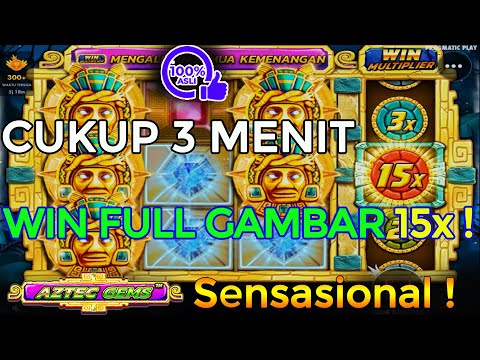 dapat-kemenangan-15x-full-gambar-di-slot-aztec-gems,-otomatis-wd!-pragmatic-play
