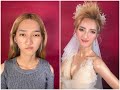 Makeup Cô Dâu Mũi Lệch,Miệng Méo/Make-over for crooked nose and abnormal lip shape/ Hùng Việt Makeup