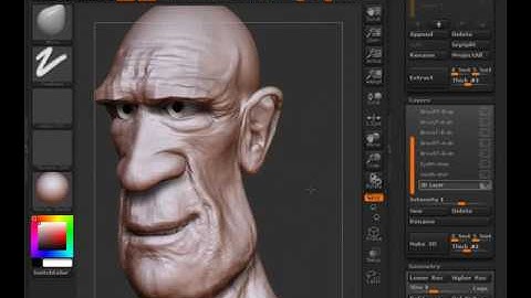Exaggerated Facial Expressions in ZBrush and Maya. Part 10