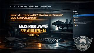 How to Install DCS Liveries, Make ModelViewer2 See Your Saved Games Skins