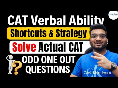 CAT Verbal Ability Shortcuts & Strategy 
