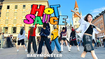 [K-POP DANCE IN PUBLIC/ONE  TAKE]BABYMONSTER`베이비몬스터’-HOT SAUCE DANCE COVER+KARAOKE BY ESWAVES