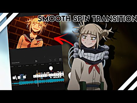 Smooth Spin Transition AMV//Tutorial//Capcut