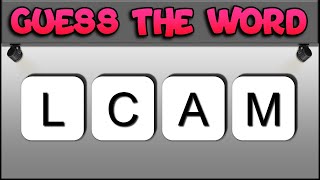 Scrambled Word Game #2 | 4 Letter words | Jumbled Words | Facts & Fun with Tez screenshot 3