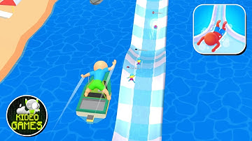 Aquapark Hills - All Levels Gameplay Android,ios game Mobile Game Max Level New Update