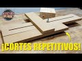 INCREIBLE GUIA Y PLANTILLA PARA CORTES RAPIDOS, PERFECTOS Y REPETITIVOS CON TU SIERRA DE MANO!