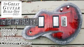LEARN from Ben's MISTAKES in a Unique Custom Guitar Build - Ben Crowe GGBO Invitational 2021