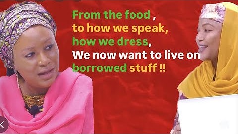From the food, how we speak, how we dress, We now want to live on borrowed stuff | Anna Hussaini Pai