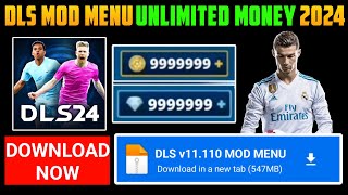 Dream league Soccer v11.110 Mod Menu 2024 | DLS Mod Menu 11.110 Get Unlimited Coins & Gems 2024 screenshot 5