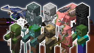 UNDEAD MOBS VS 10 OF EVERY MOB | MINECRAFT