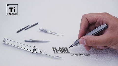 Now on Kickstarter: Ti-One, Ultra-Portable All-In-One Titanium Tool