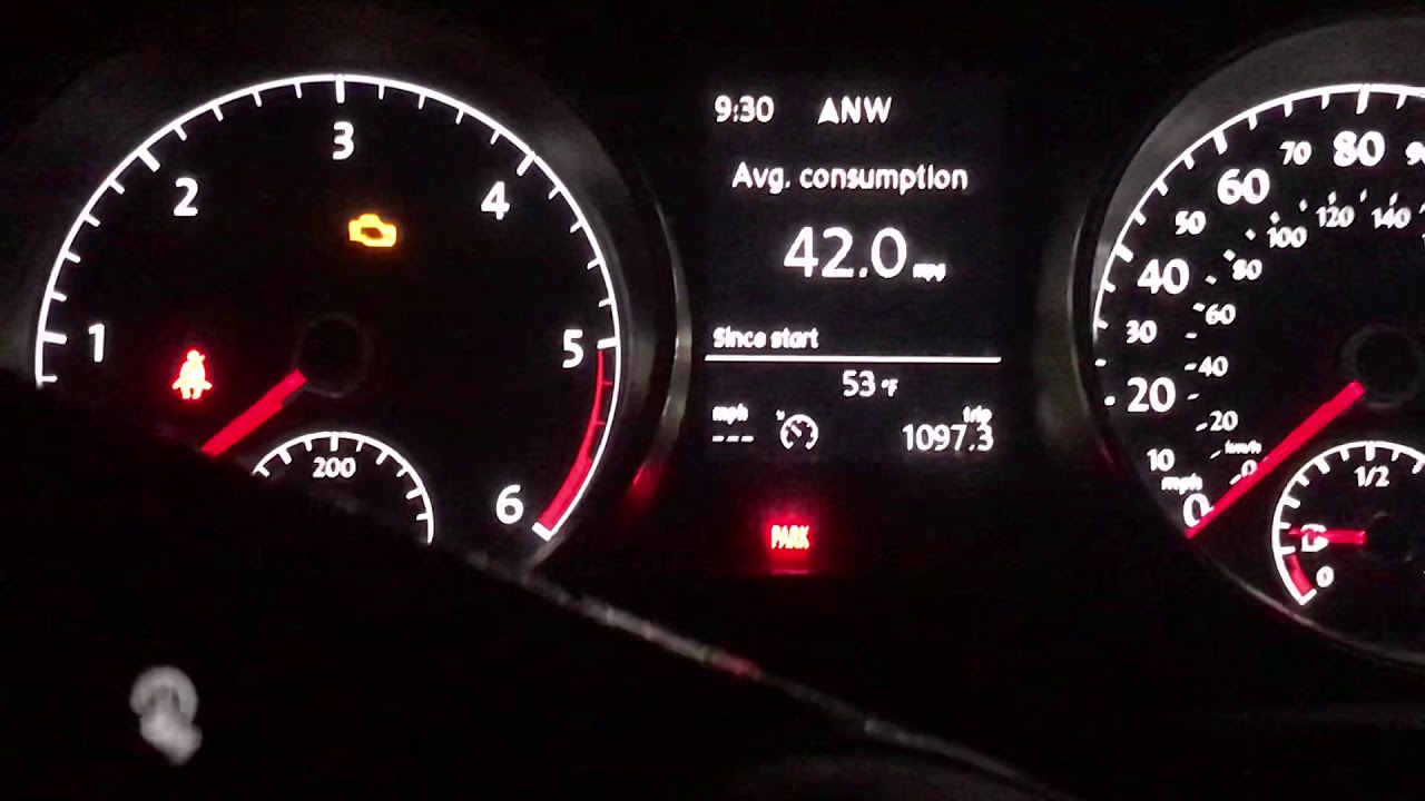 2015 Gold TDI Check Engine Light - DEF - YouTube