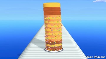 Cake stack 3d all levels gameplay android,ios walkthrough #1