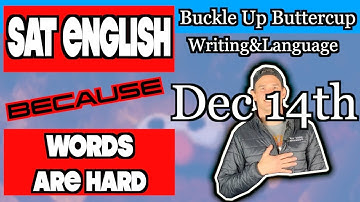 SAT Writing and Language & Grammar - Parallel Structure