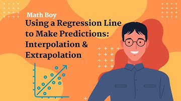 Using a Regression Line to Make Predictions: Interpolation and Extrapolation -- 11GM - 7G