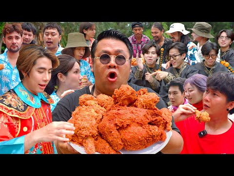 ทอดไก่เผ็ดสุดโหด 40 ล้านวิว กลางแดดแรงๆ แจก YouTuber ตัวท็อปประเทศไทย