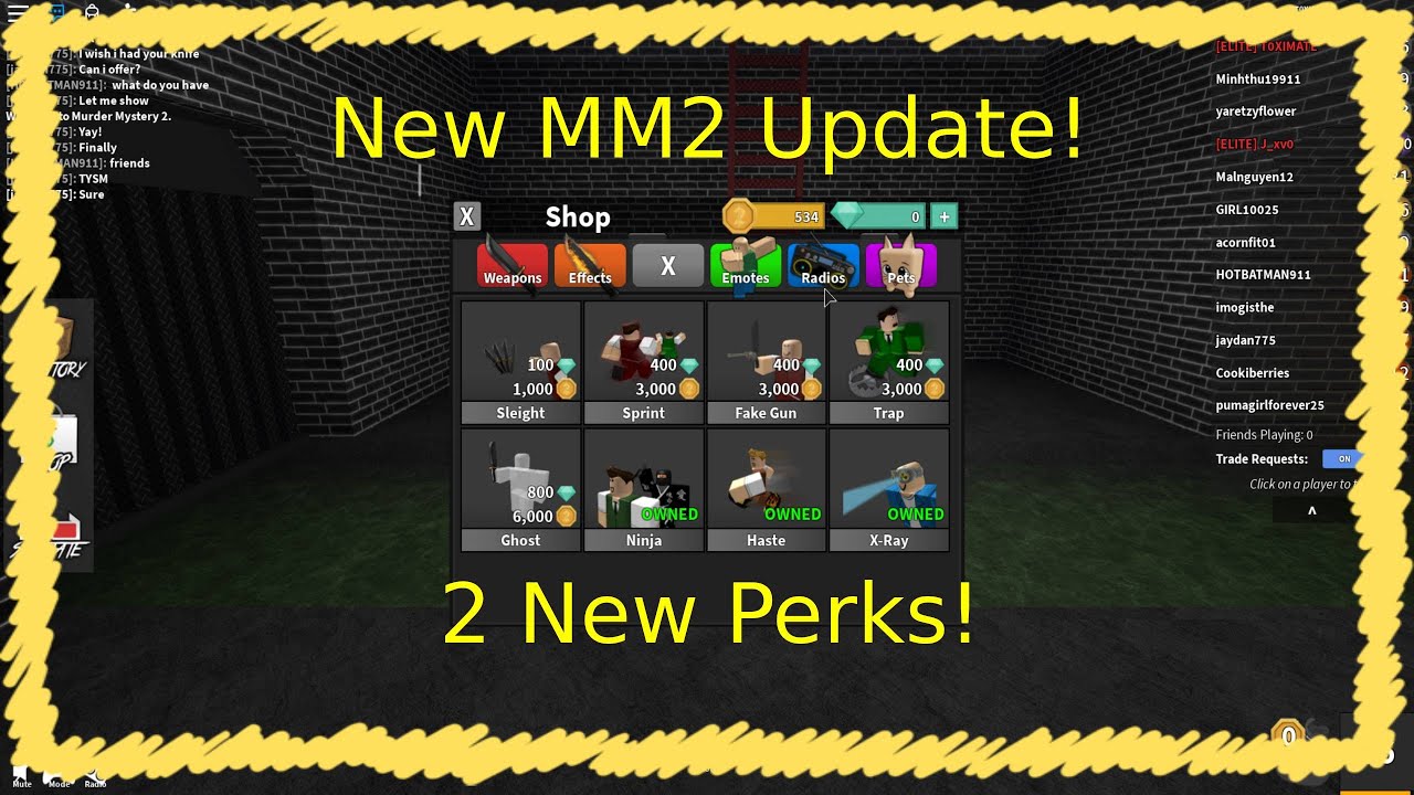 New Mm2 Update Youtube - new lobby update released roblox murder mystery 2