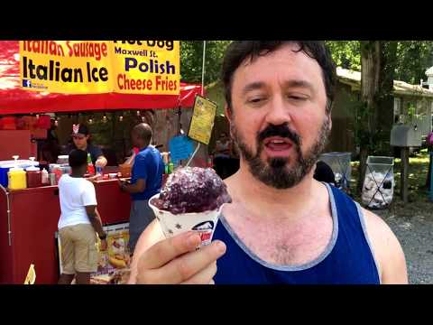 Eating a Snow Cone During the Solar Eclipse