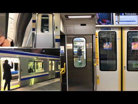 《4分半ひたすらドア開閉》JR横須賀線E235系1000番台ホームドア含むドアに隠された機能含むドア開閉動画総集編