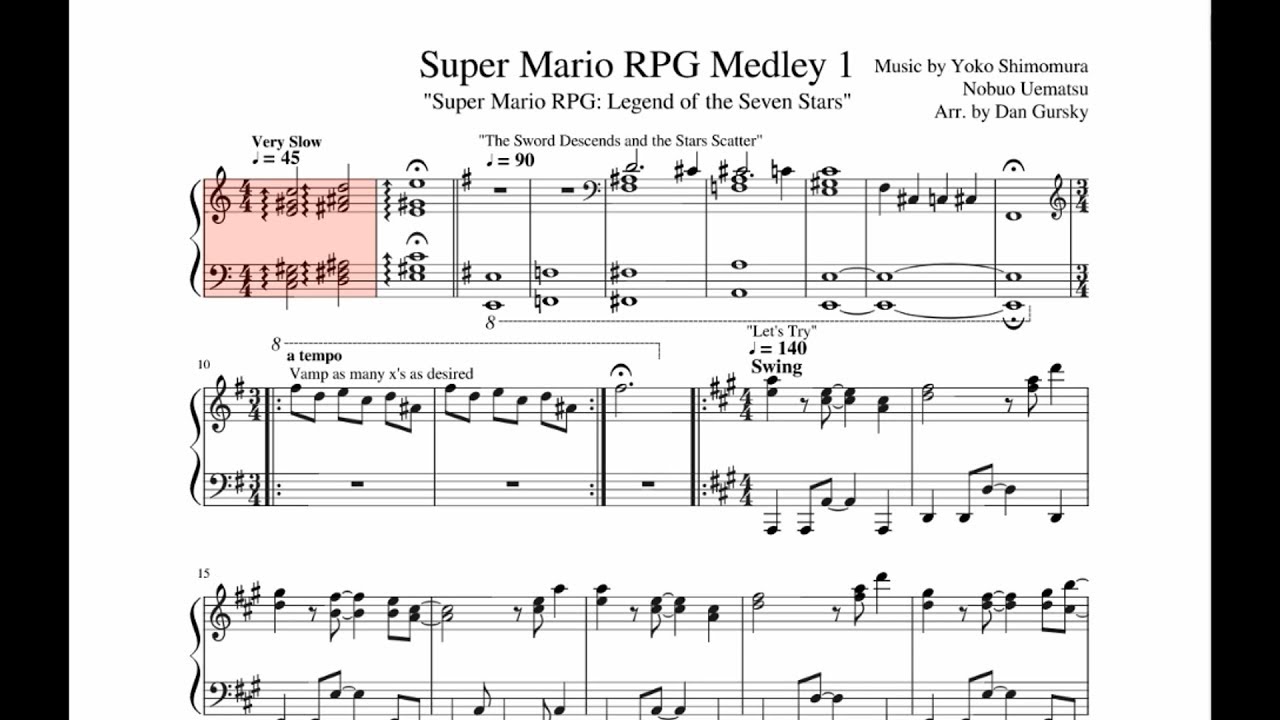Super Mario RPG Medley 1 Violin cover