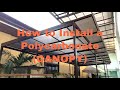 How to install a Polycarbonate (Canopy)