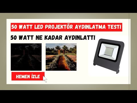 Video: LED Projektörler Wolta: 100 W Ve 30 W, 50 W Ve 30 W, 20 W Ve Hareket Sensörlü Veya Sensörsüz Diğer Watt Modelleri, Su Geçirmez Modeller