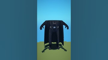 Darth vader build in Minecraft