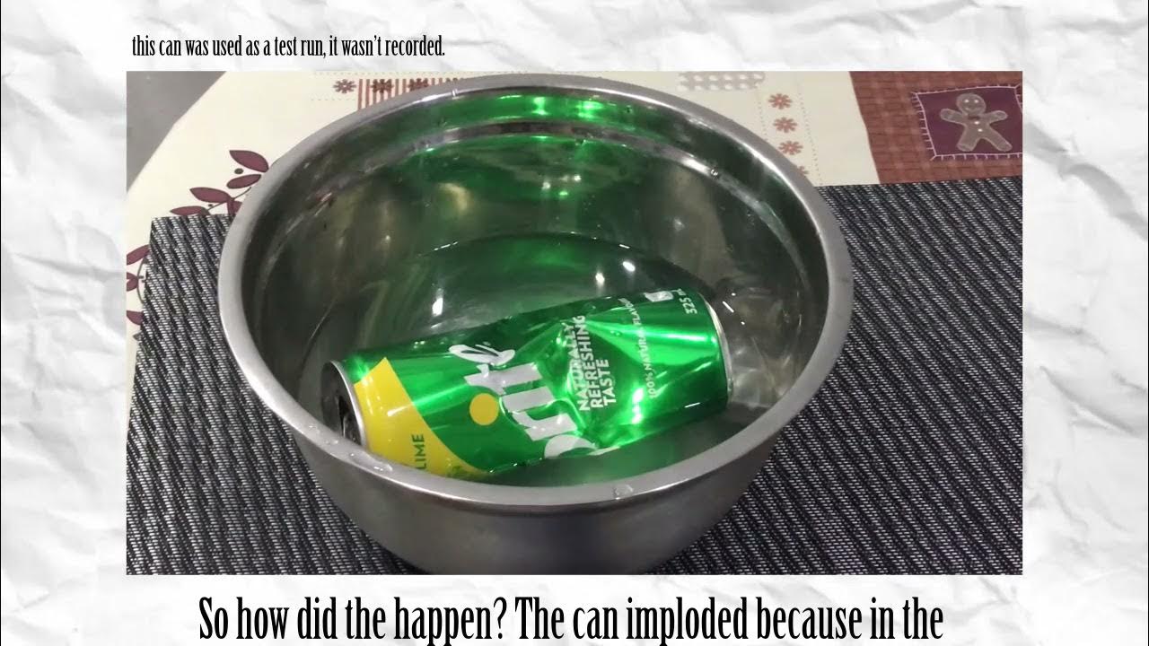 The Collapsing Can Experiment YouTube