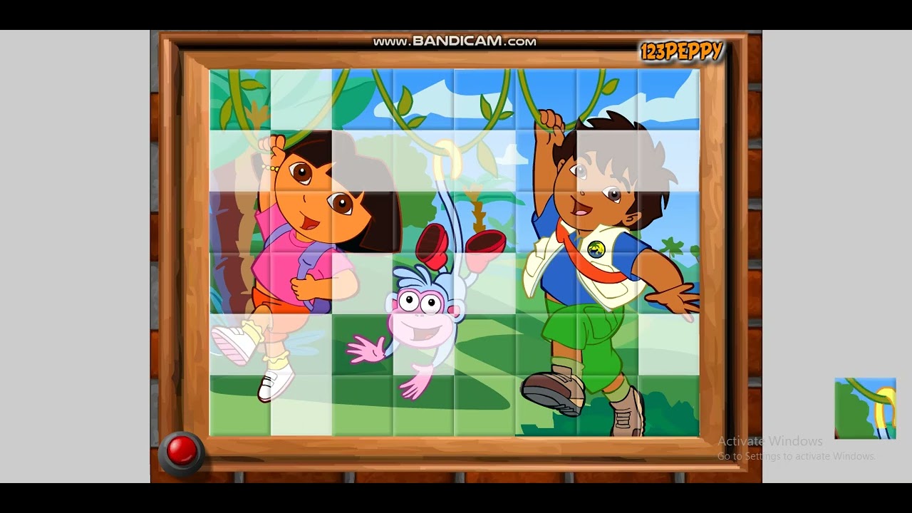 Sort My Tiles Dora the Explorer - YouTube