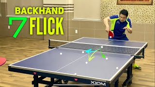 7 Backhand Flick Styles That Make The Opponent Surprised Tutorial