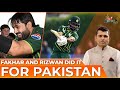 Fakhar and rizwan did it for pakistan  kamran akmal