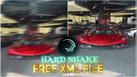 Smooth Hard/Aggressive Shake XML for Alight motion | Smooth Velocity Edit | By RXNK