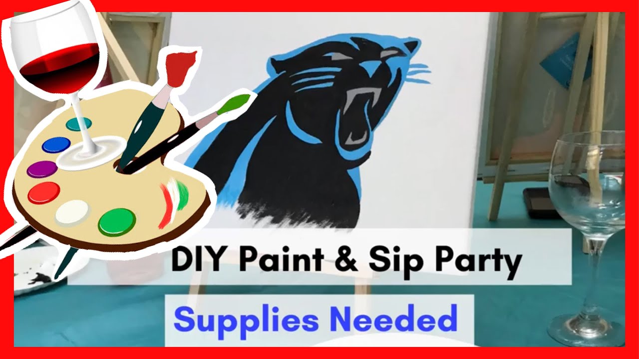 DIY Paint and Sip 3 of 5 l Supplies Needed YouTube