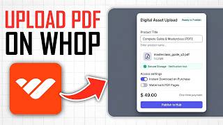 How to Upload Pdf on Whop (Full Guide)