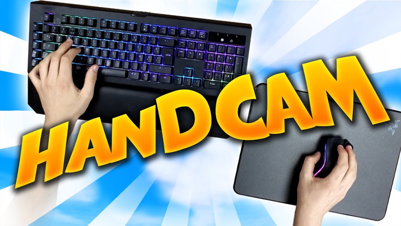 JE JOUE EN HANDCAM ! - Minecraft BEDWARS - YouTube
