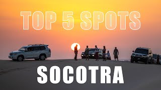 5 BEST PLACES in SOCOTRA island - to visit and to PHOTOGRAPH