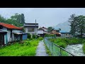 Japan Rainy Day Walk in Summer - 2025 ☔️ Most beautiful Village in Nagano, japan Rain Walk [4K HDR]