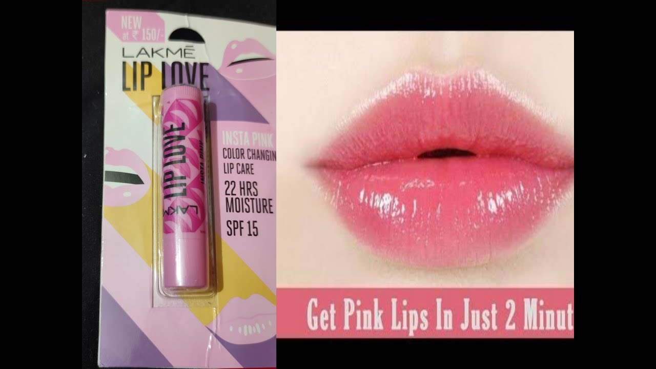 Lakme lip Love insta pink color 