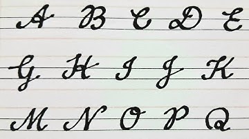 Cursive writing for Beginners #2, A to Z, CBSE ICSE IGCSE IB, Capital letters कैसे लिखना सिखाएं