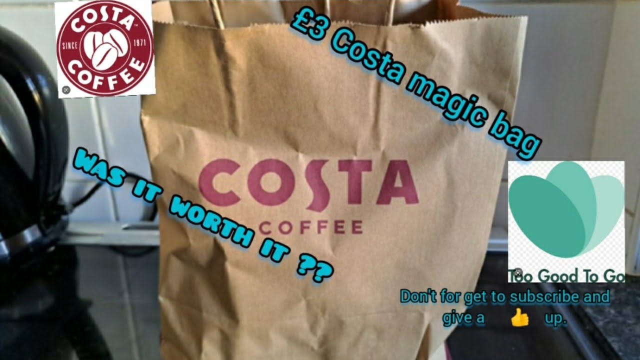 3 Too good to go magic bag from Costa #costa #toogoodtogo #tgtg 