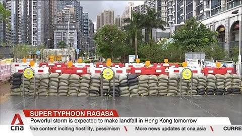China and Hong Kong bracing for impact as Super Typhoon Ragasa batters northern Philippines