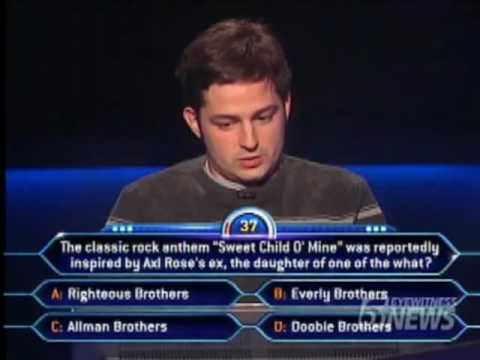 Max Bernstein on Who Wants To Be A Millionaire - Part 2 - YouTube