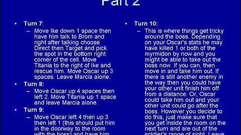 Fire Emblem: Path of Radiance Chapter 10 Stealth Strategy