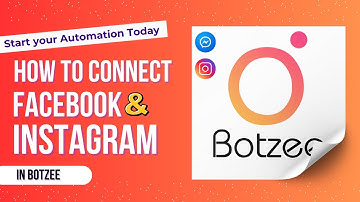 How to Connect Facebook and Instagram Page with BotZee | Facebook Automation | Instagram Automation