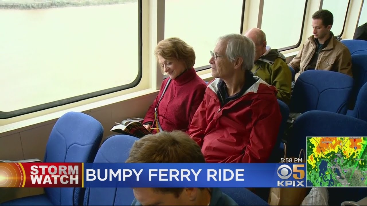 Ferry Rides In The Storm Can Be Bumpy or 'Smooth As Butter' - YouTube