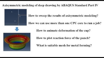 Part4:How to set mesh for metal forming, Animate deformation, sweep results of axisymmetric modeling