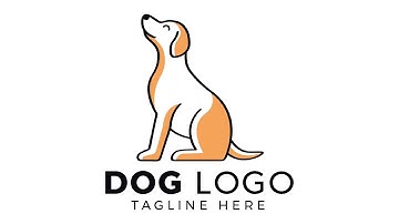 Adobe Illustrator Tutorial | How to Create a dog Logo Design From Sketch