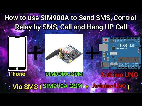 Tutorial: How to use SIM900A to send SMS, Control Relay by SMS, Call and Hang Up Call with Arduino