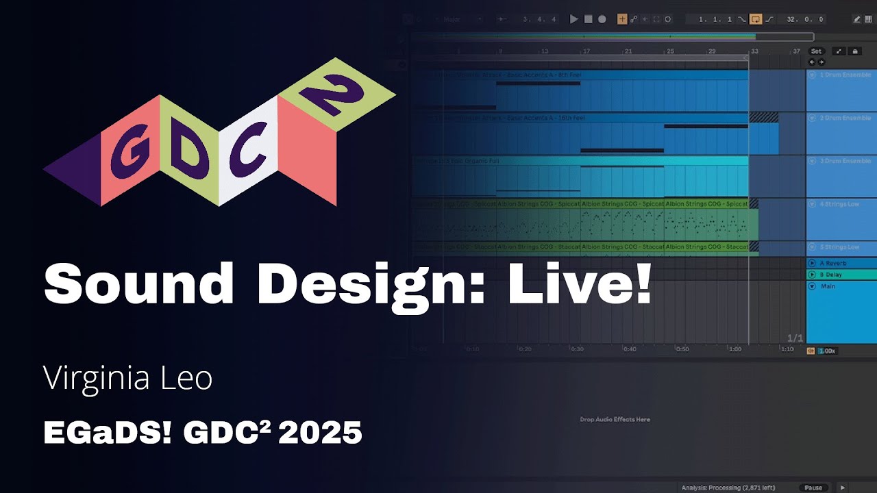 Sound Design: Live! with Virginia Leo | EGaDS! GDC^2 2025